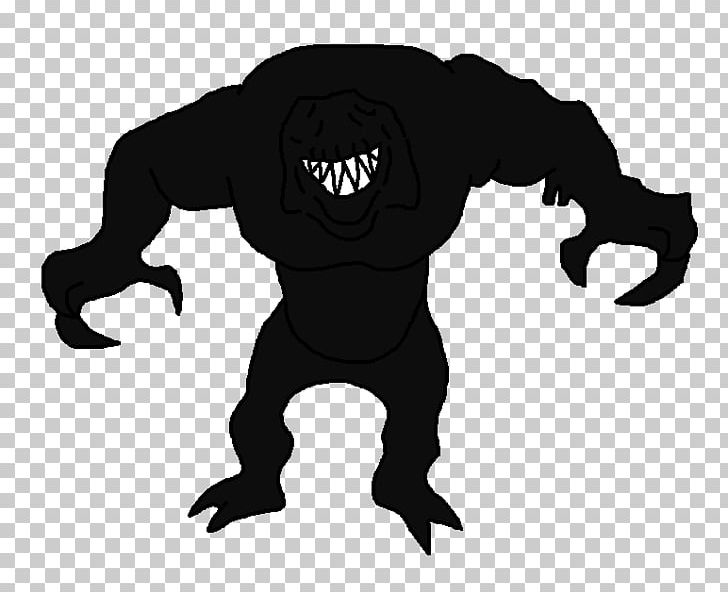 Ghoul Silhouette Cartoon Ghost Legendary Creature PNG, Clipart, Art, Black, Black And White, Carnivoran, Cartoon Free PNG Download