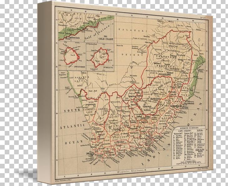 Road Map Cape Town Port Elizabeth Terrain Cartography Png