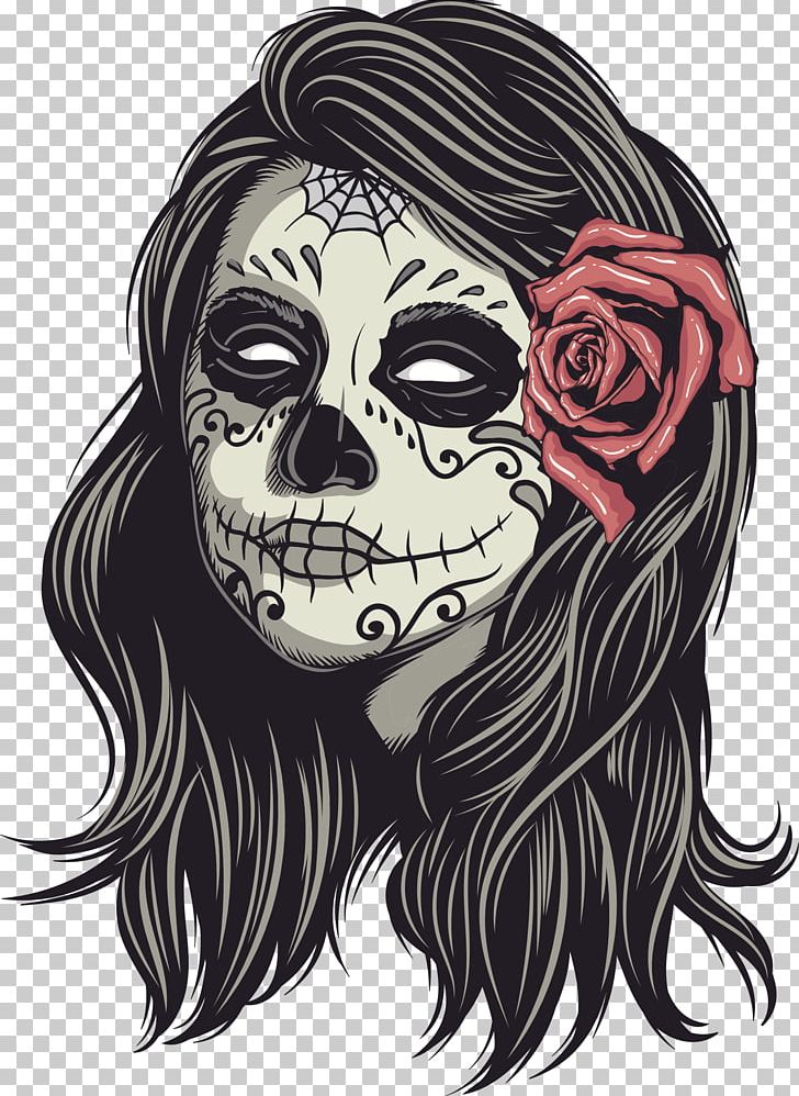 La Calavera Catrina Human Skull Symbolism PNG, Clipart, Art, Bone, Calavera, Cdr, Day Of The Dead Free PNG Download
