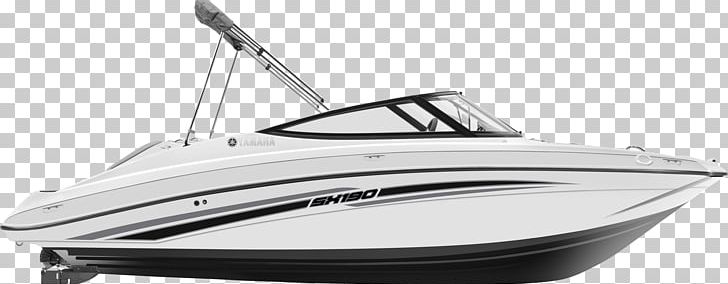 Yamaha Motor Company Motor Boats Yacht Keel PNG, Clipart, 2017, Automotive Exterior, Black And White, Boat, Boating Free PNG Download