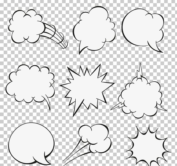 Speech Balloon Comics PNG, Clipart, Angle, Art, Black And White, Bubble, Bubbles Free PNG Download
