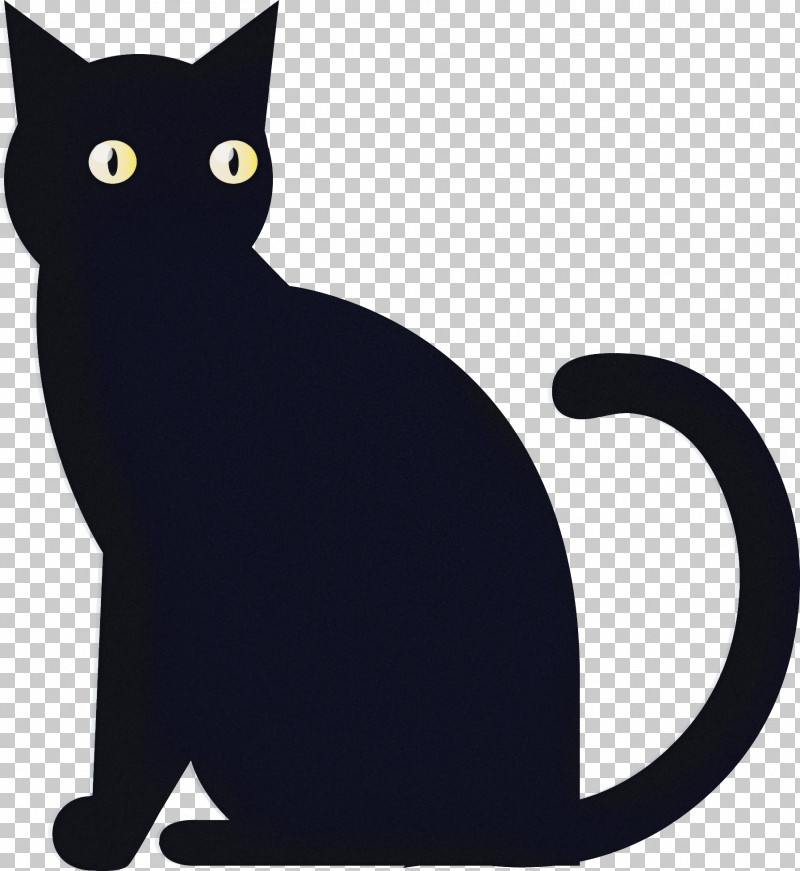 Halloween Black Cats Scaredy Cat PNG, Clipart, American Bobtail, American Wirehair, Asian, Black Cat, Black Cats Free PNG Download