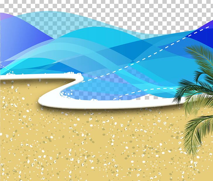 Sunny Beach Summer PNG, Clipart, Beach, Beach Vector, Computer Wallpaper, Display Resolution, Encapsulated Postscript Free PNG Download