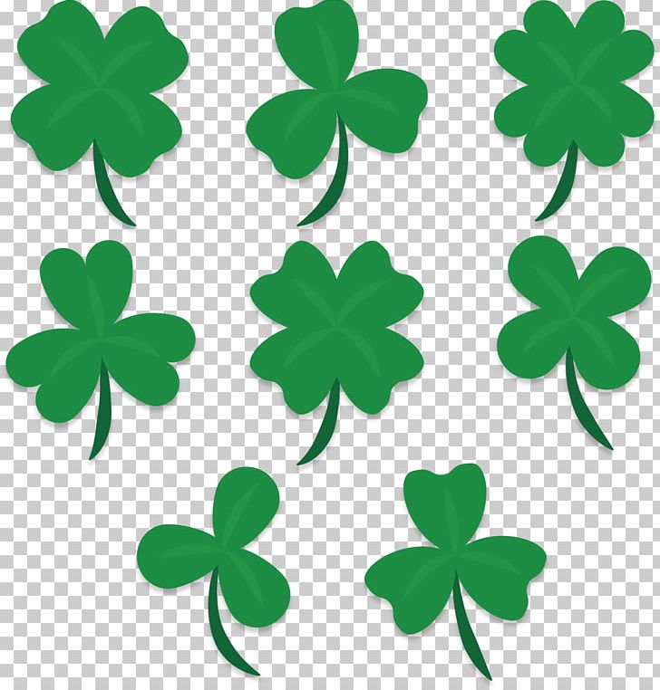 Four-leaf Clover Euclidean Shamrock PNG, Clipart, April Vector, Background Green, Clover, Clover Vector, Download Free PNG Download