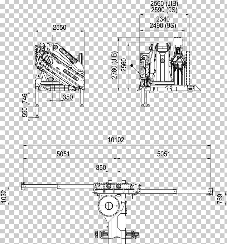 Technical Drawing Diagram Engineering PNG, Clipart, Angle, Artwork, Black And White, Crane, Diagram Free PNG Download
