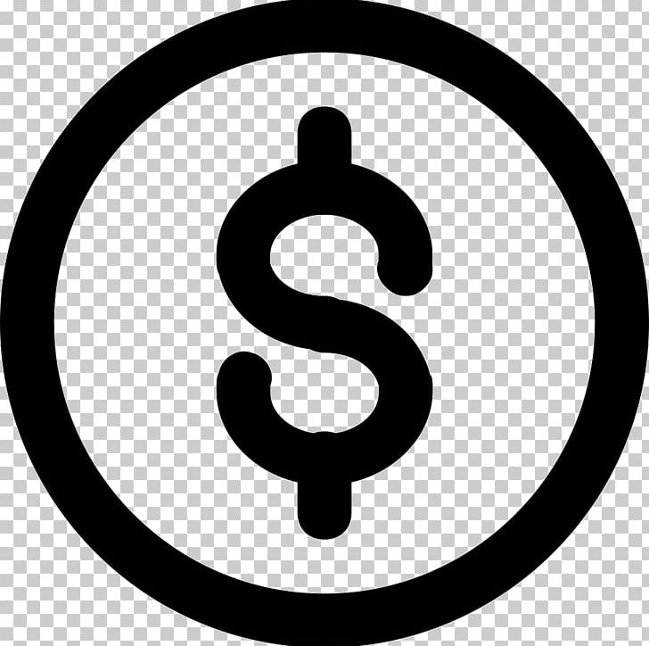 United States Dollar Dollar Sign Computer Icons PNG, Clipart, Area, Black And White, Brand, Circle, Coin Free PNG Download