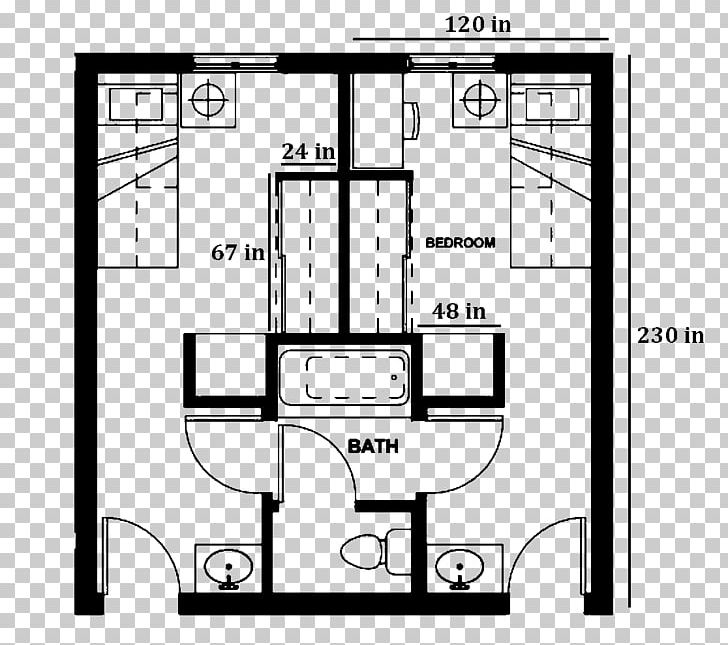 Southern Oregon University Room Dormitory Floor Plan House PNG, Clipart, Angle, Area, Bathroom, Black And White, Diagram Free PNG Download