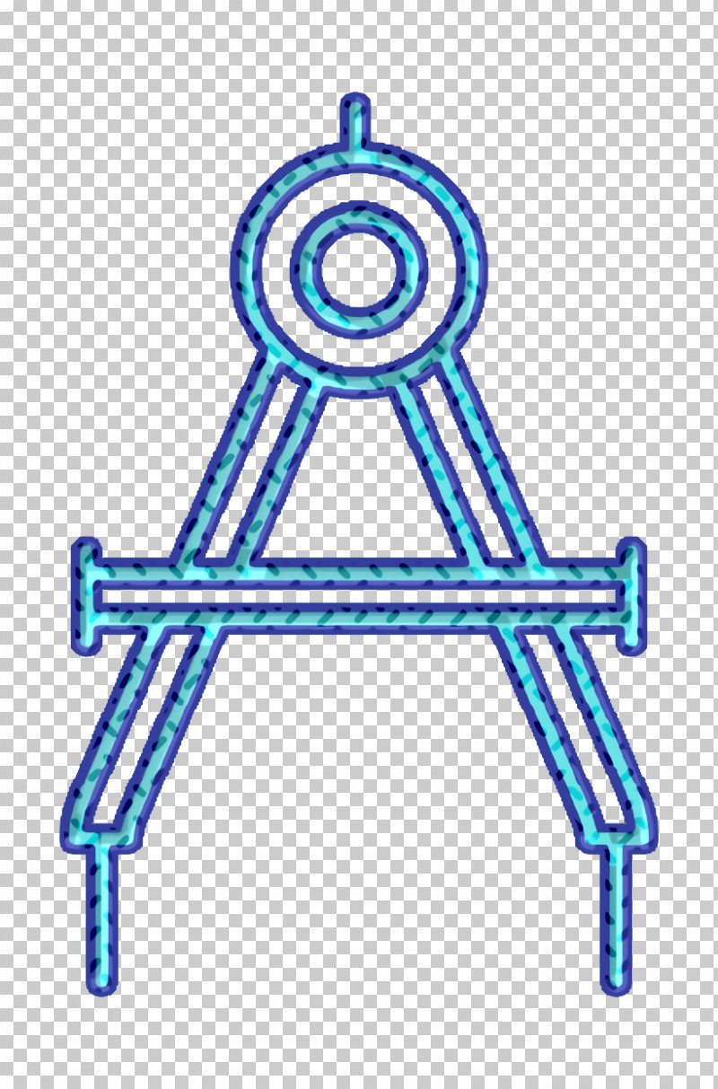Compass Icon Creative Icon PNG, Clipart, Compass Icon, Creative Icon, Electric Blue, Line, Line Art Free PNG Download