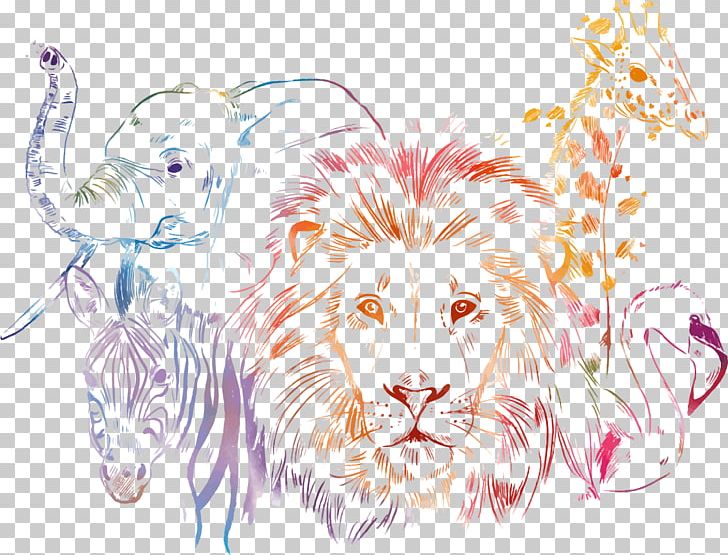 Africa Tiger Middle East Illustration PNG, Clipart, Africa, Animal, Animals, Big Cats, Carnivoran Free PNG Download