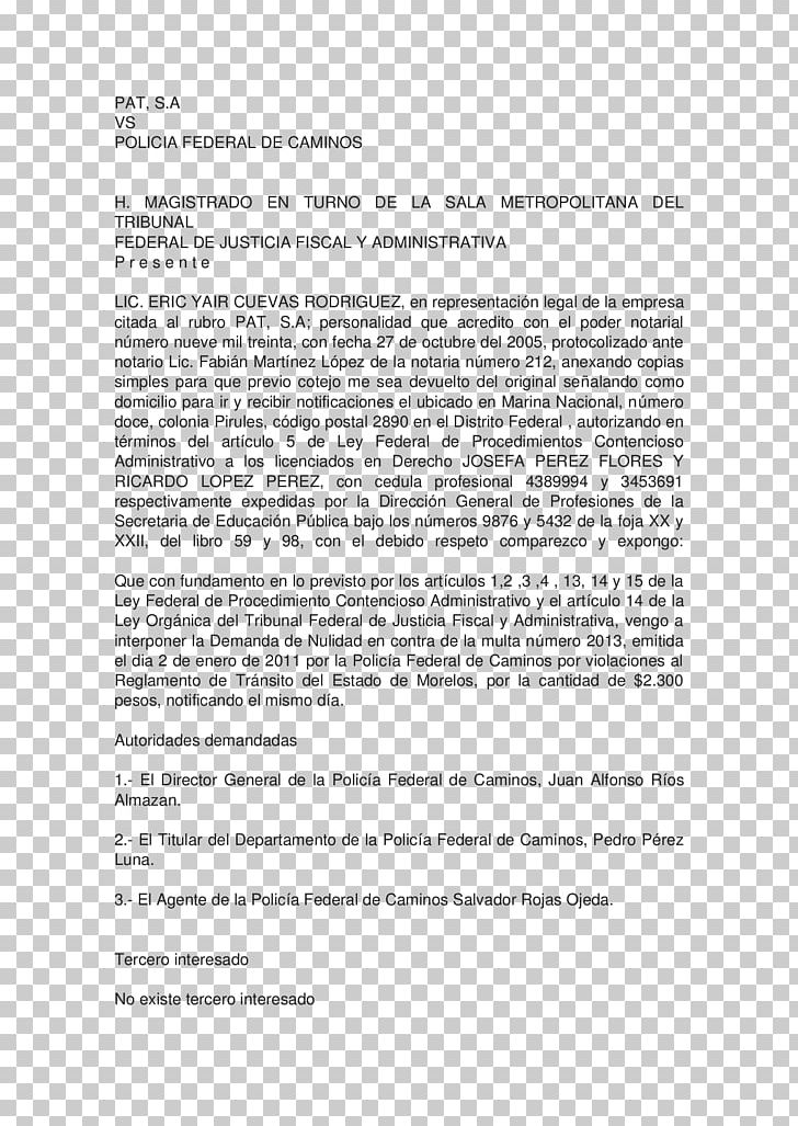 Document Pat SA De CV Lawsuit Federal Police Court PNG, Clipart, Angle, Area, Code, Court, Document Free PNG Download