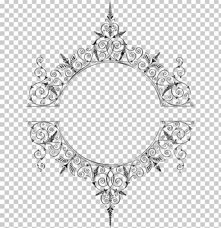 Frames Ornament Drawing PNG, Clipart, Antique, Area, Artwork, Black And White, Body Jewelry Free PNG Download