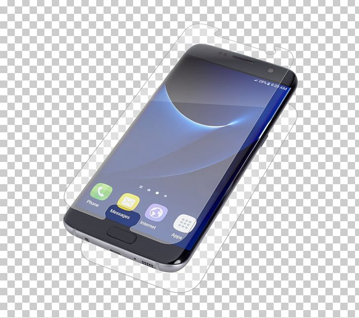 Samsung GALAXY S7 Edge Zagg InvisibleShield Screen Protector Screen Protectors PNG, Clipart, Electronic Device, Electronics, Gadget, Mobile Phone, Mobile Phones Free PNG Download