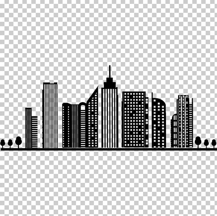 Skyline Building Silhouette City Paper PNG, Clipart, Black And White, Building, Business, City, Cityscape Free PNG Download