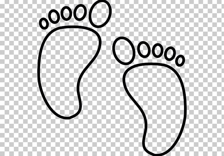 Footprint Computer Icons PNG, Clipart, Auto Part, Black, Black And White, Child, Circle Free PNG Download