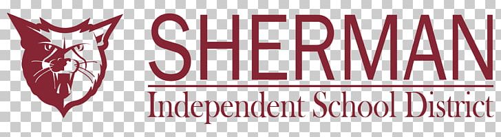 Logo Sherman High School Font Brand Illustration PNG, Clipart, Bearcat, Blood, Brand, Character, District Free PNG Download