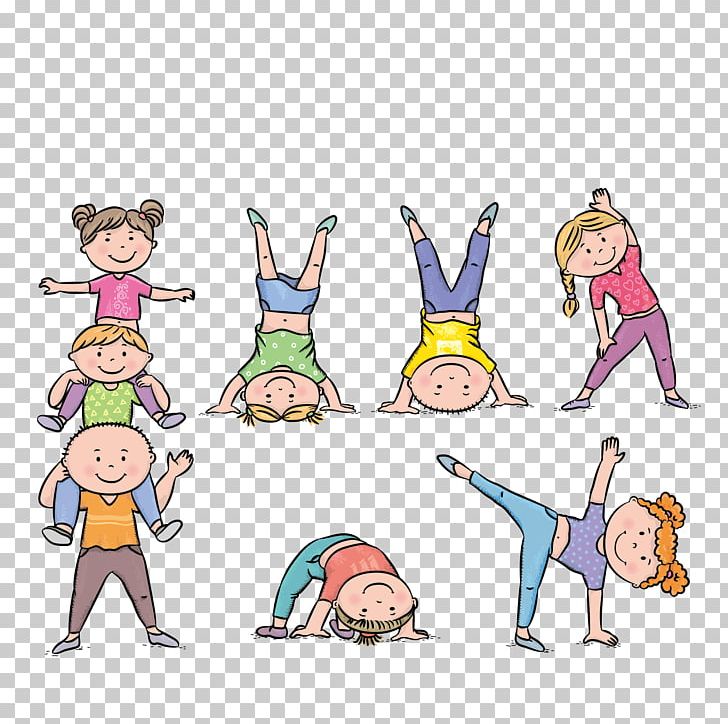 Physical Exercise Child Stock Illustration Gymnastics PNG, Clipart, Adult Child, Area, Arm, Art, Artwork Free PNG Download