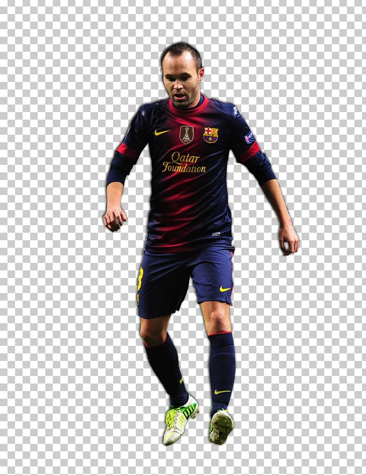 FC Barcelona Jersey Football Player T-shirt PNG, Clipart, Andres Iniesta, Ball, Clothing, David Villa, Fc Barcelona Free PNG Download