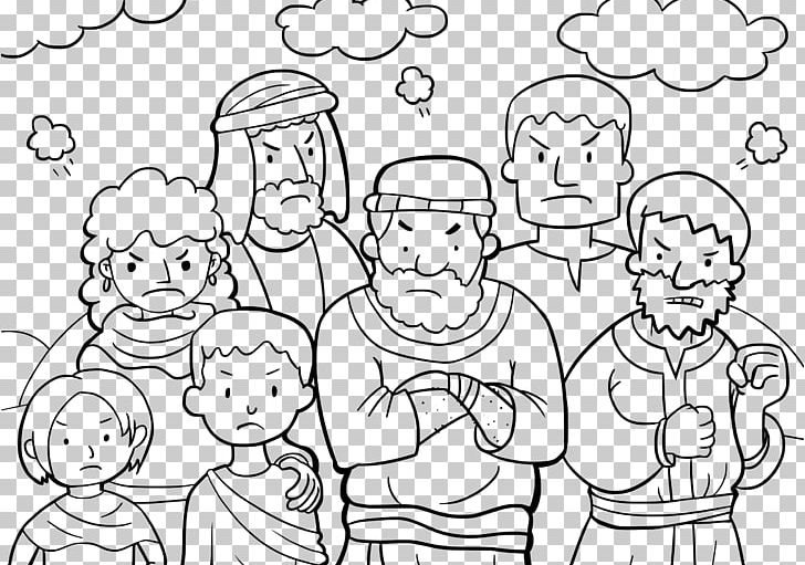 Israelites Coloring Book Drawing PNG, Clipart, Angle, Area, Art, Black And White, Book Of Numbers Free PNG Download