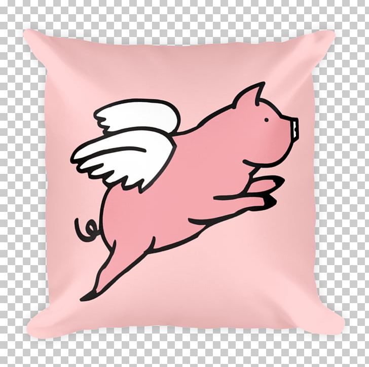 Pig Throw Pillows Cushion Textile PNG, Clipart, Animals, Cushion, Mammal, Material, Organ Free PNG Download