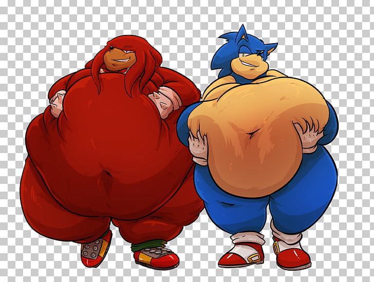 Sonic & Knuckles Sonic The Hedgehog Knuckles The Echidna Fat PNG, Clipart, Amp, Art, Bloating, Cartoon, Character Free PNG Download