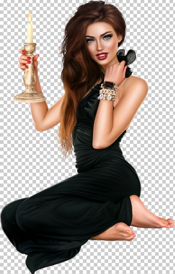 Fashion Woman Girly Girl Бойжеткен PNG, Clipart, Beauty, Brown Hair, Cocktail Dress, Digital Art, Dress Free PNG Download