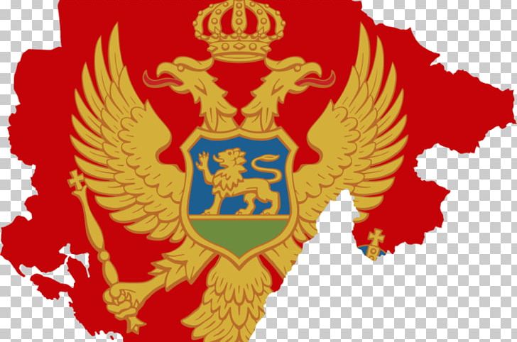 Flag Of Montenegro Coat Of Arms Of Montenegro Symbol Serbia PNG, Clipart, Coat Of Arms Of Montenegro, Computer Wallpaper, Crest, Fictional Character, Flag Free PNG Download