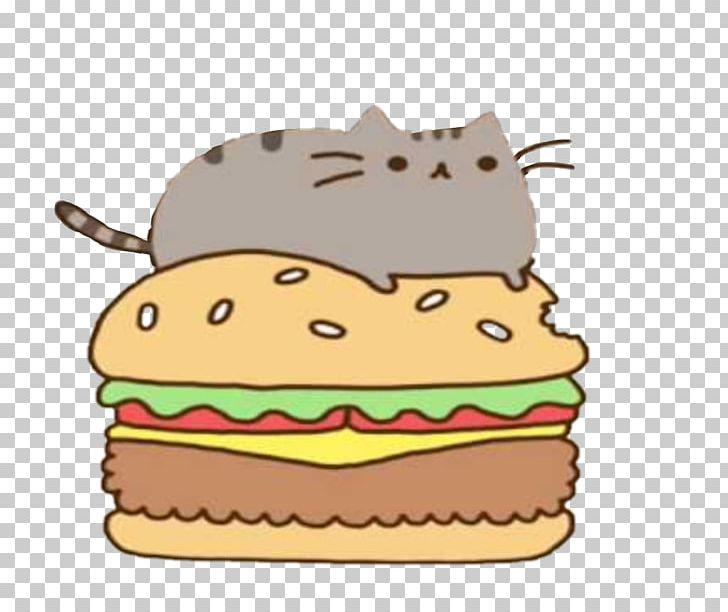 Pusheen Cat Hamburger Food PNG, Clipart, Animals, Artwork, Cake, Cat, Cheeseburger Free PNG Download