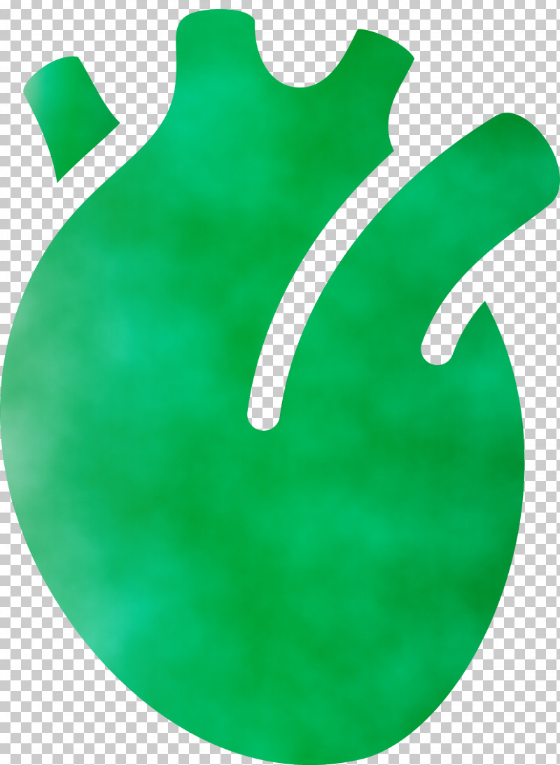 Green Symbol PNG, Clipart, Green, Heart Organ, Paint, Symbol, Watercolor Free PNG Download