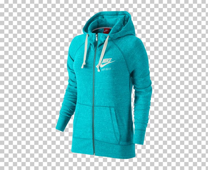 Hoodie Tracksuit Nike Zipper Top PNG, Clipart, Aqua, Clothing, Cobalt Blue, Electric Blue, Fashion Free PNG Download