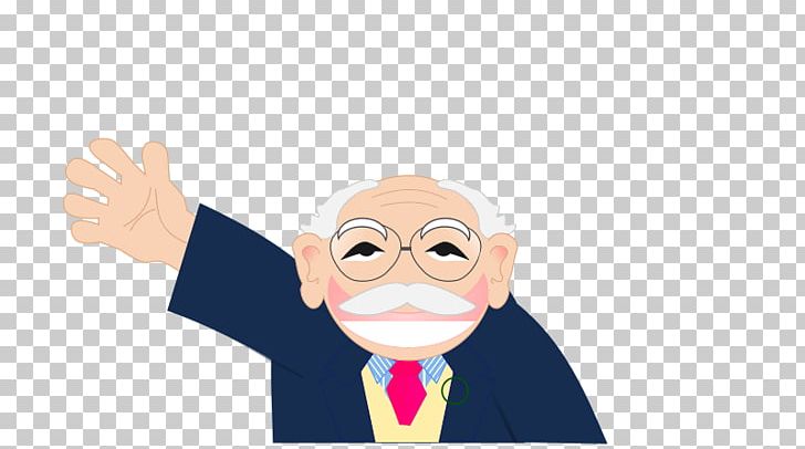 old man cartoon face with beard