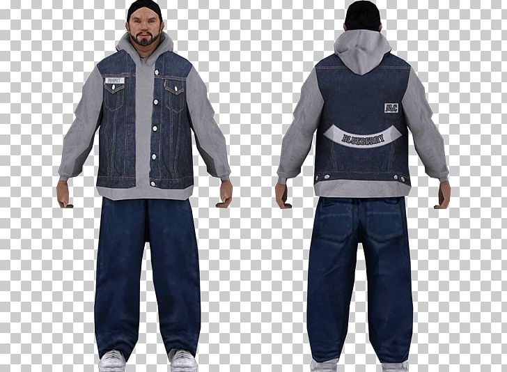 Jeans Hoodie Grand Theft Auto: San Andreas Denim Overall PNG, Clipart, Character, Clothing, Denim, Grand Theft Auto, Grand Theft Auto San Andreas Free PNG Download