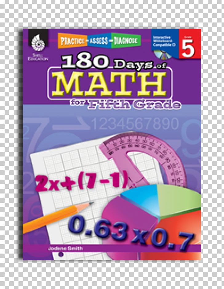 180 Days Of Math For Sixth Grade Practice PNG, Clipart, Area, Art Paper, Brand, Education, Fifth Grade Free PNG Download