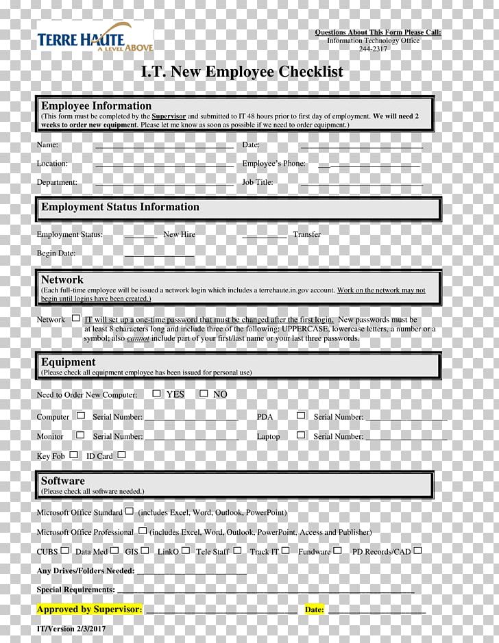 Template Microsoft Excel Form Document Microsoft Word PNG, Clipart, Area, Checklist, Cv Template Design, Document, Employee Free PNG Download