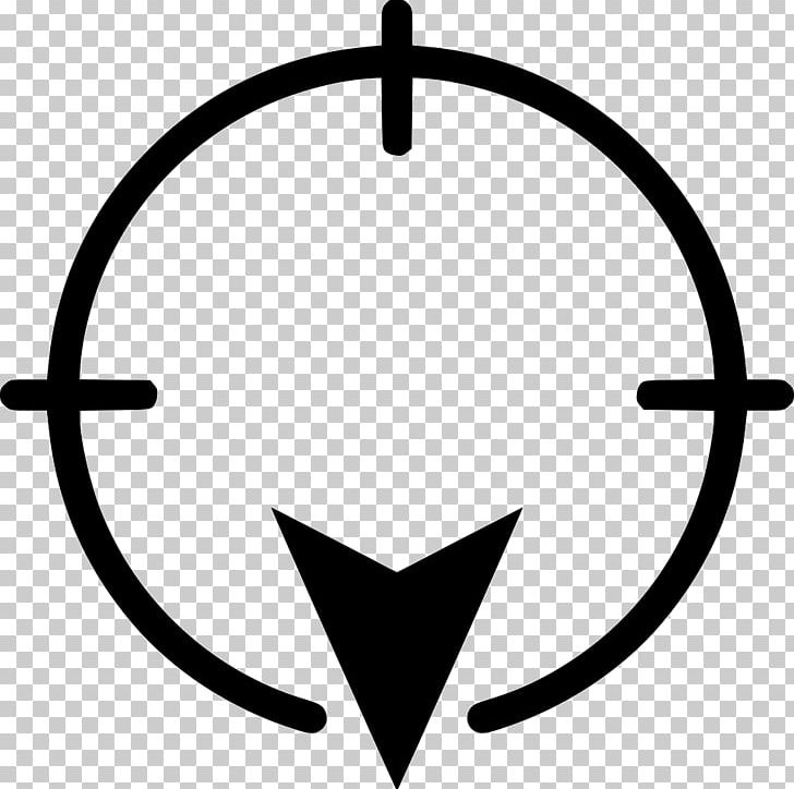 Computer Icons Reticle Telescopic Sight PNG, Clipart, Angle, Black And White, Circle, Computer Icons, Direction Free PNG Download