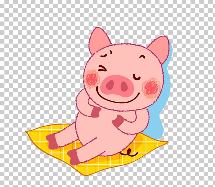Domestic Pig Sleep PNG, Clipart, Animal, Animals, Animation, Art, Cartoon Free PNG Download