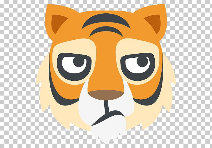 Emoji Text Messaging Emoticon Sticker SMS PNG, Clipart, Bengal Tiger, Big Cats, Carnivoran, Cartoon, Cat Free PNG Download