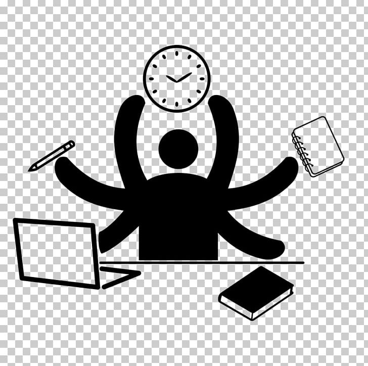 Human Multitasking Computer Icons Gap Year Information Service PNG, Clipart, Area, Artificial Bee Colony Algorithm, Artwork, Black And White, Communication Free PNG Download