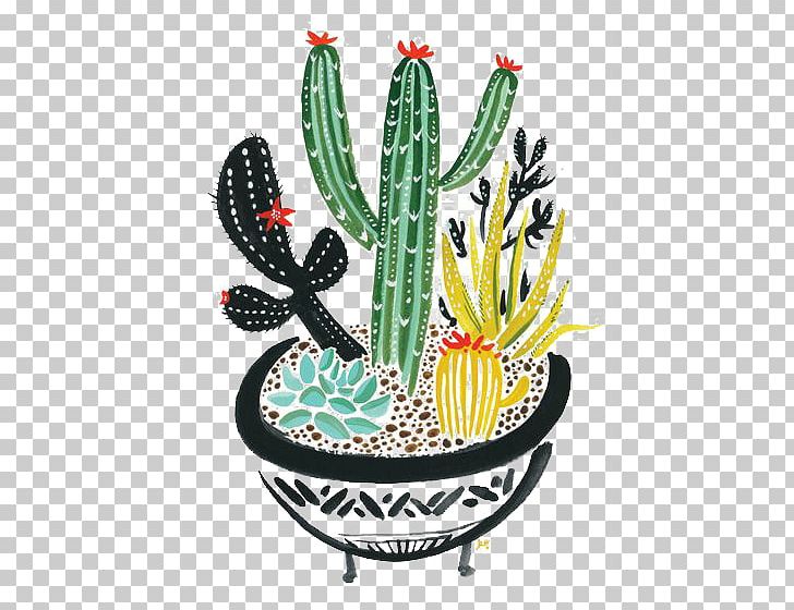 Cactaceae Succulent Plant Painting PNG, Clipart, Cactus, Cartoon, Caryophyllales, Designer, Euclidean Vector Free PNG Download