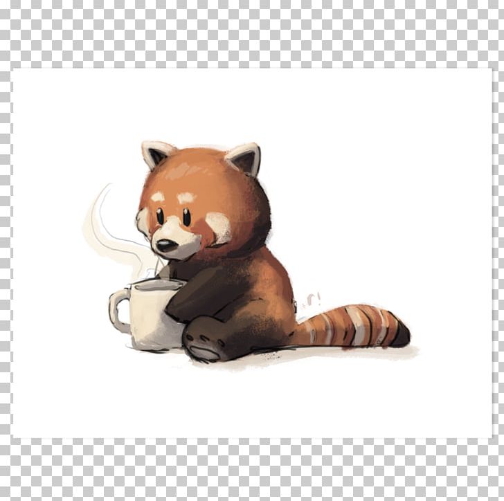 Red Panda Giant Panda Coffee Raccoon Cuteness PNG, Clipart, Animal, Bear, Carnivoran, Coffee, Cuteness Free PNG Download