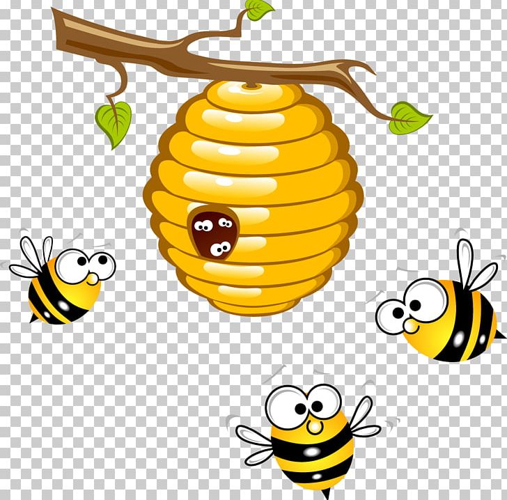 Beehive Honey Bee PNG, Clipart, Bumblebee, Cartoon, Copyright, Download, Drawing Free PNG Download