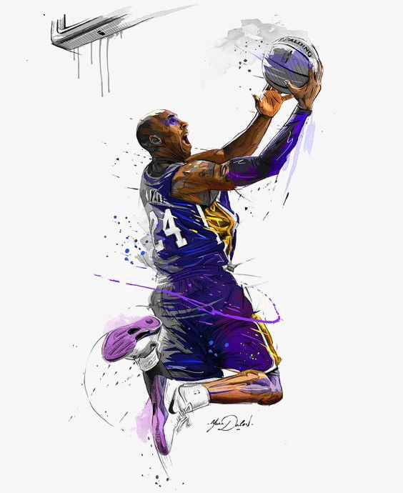 Drawing Basketball Players PNG, Clipart, Basketball, Basketball Clipart, Bryant, Dear, Drawing Clipart Free PNG Download