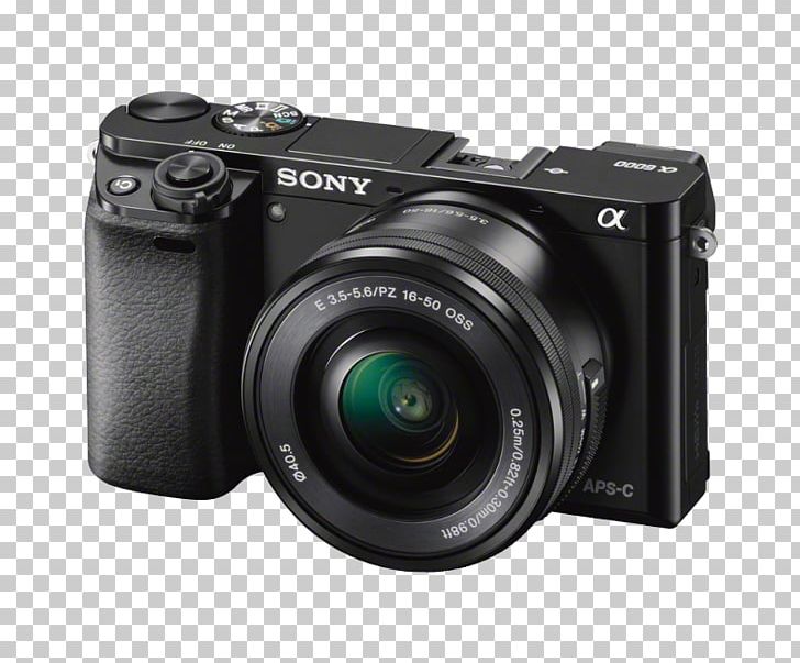 Mirrorless Interchangeable-lens Camera APS-C Autofocus Sony E PZ 16-50mm F/3.5-5.6 OSS PNG, Clipart, 6000, Acti, Apsc, Camera, Camera Accessory Free PNG Download
