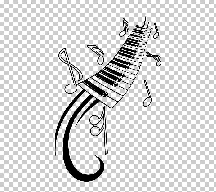 Musical Keyboard Musical Note Tattoo PNG, Clipart, Art, Black And White, Drawing, Electronic Keyboard, Electronics Free PNG Download