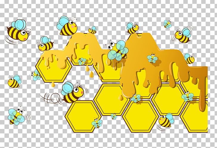 Beehive Honeycomb Euclidean Drawing PNG, Clipart, Art, Balloon Cartoon, Bee Vector, Cartoon, Cartoon Animals Free PNG Download