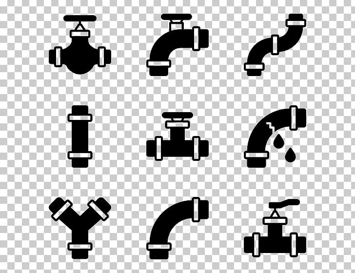 Computer Icons Pipe Water Plumbing PNG, Clipart, Angle, Black, Black And White, Computer Icons, Diagram Free PNG Download