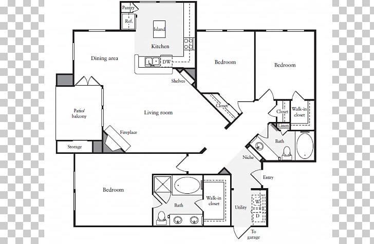 Arches At Park Cities Apartment West University Boulevard Floor Plan PNG, Clipart, Angle, Apartment, Area, Bed, Black And White Free PNG Download