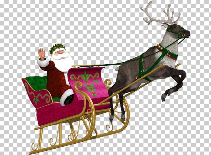 Reindeer Christmas Ornament Santa Claus New Year PNG, Clipart, Cart, Cartoon, Character, Chariot, Christmas Free PNG Download