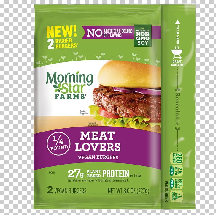 Veggie Burger Hamburger Morningstar Farms Grillers Original Vegetarian Cuisine McDonald's Quarter Pounder PNG, Clipart,  Free PNG Download