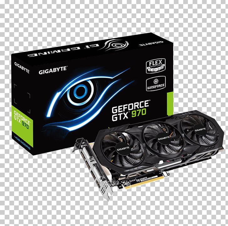 Graphics Cards & Video Adapters MSI GTX 970 GAMING 100ME GeForce GDDR5 SDRAM Gigabyte Technology PNG, Clipart, Cable, Computer Component, Displayport, Electronic Device, Electronics Free PNG Download