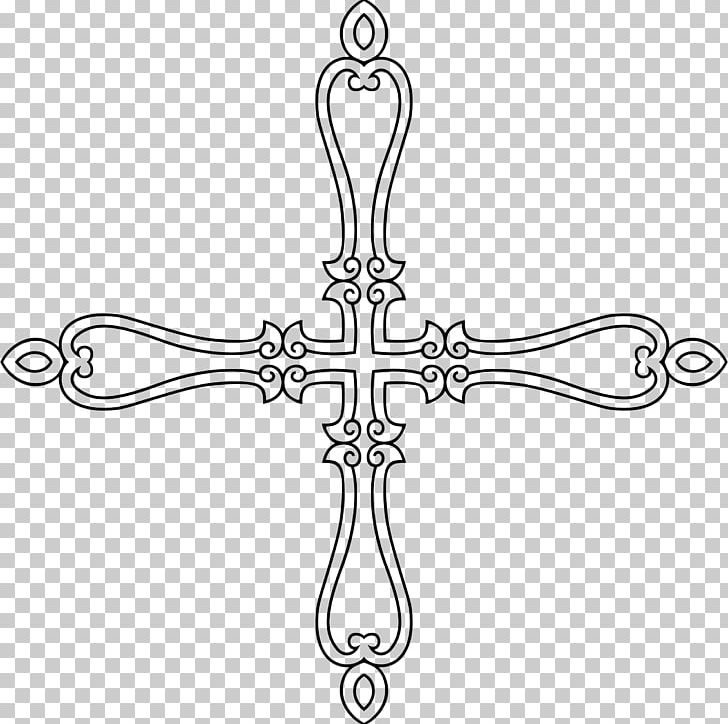Drawing PNG, Clipart, Black And White, Body Jewelry, Computer Icons, Cross, Derivative Free PNG Download